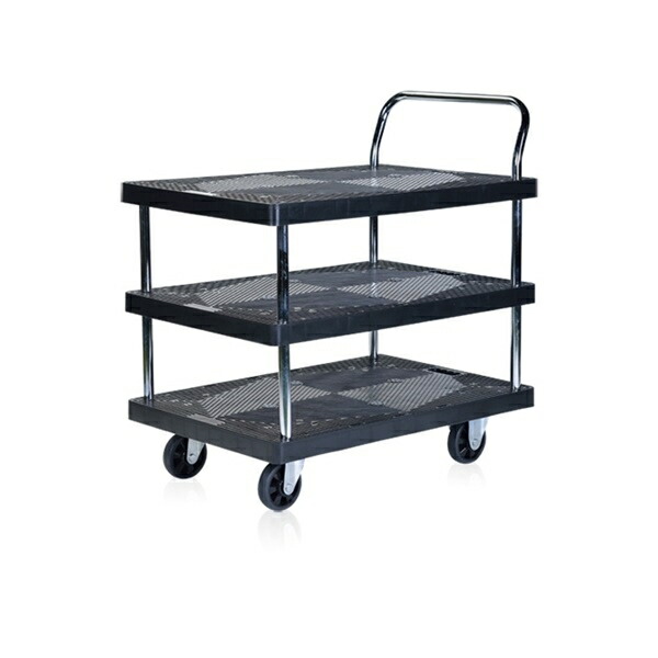 【ランキング1位受賞】 DIY 工具 物流 運搬器具 台車 静かな樹脂台車 3段 300kgM5-MGKBO0014 荷台 カート 大型車輪 静音仕様 軽い力 組立 店舗 業務 荷物 運搬|家具 生活雑貨の くつろぎライフ