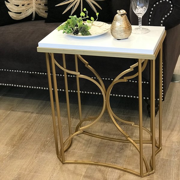 楽天市場】Iron Smith 天板大理石 サイドテーブル Sサイズアイアン