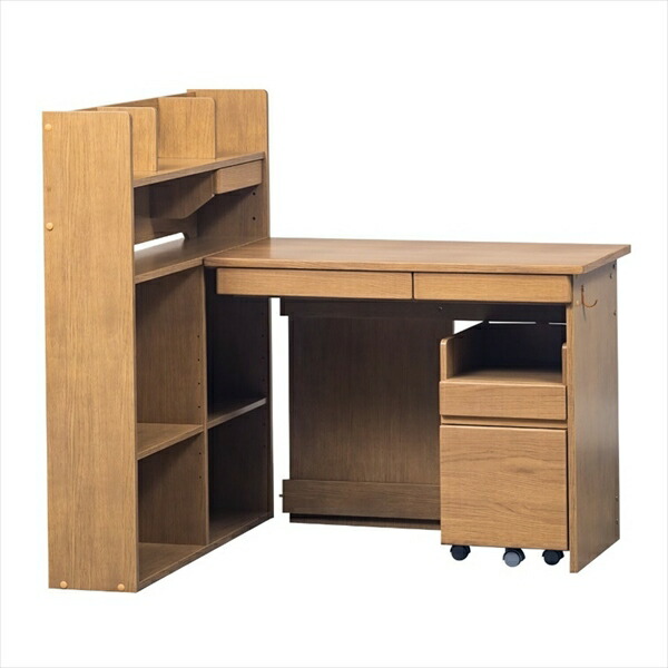 ミラー デスク 100cm  片袖 完成品 テーブル 684188_001.jpg