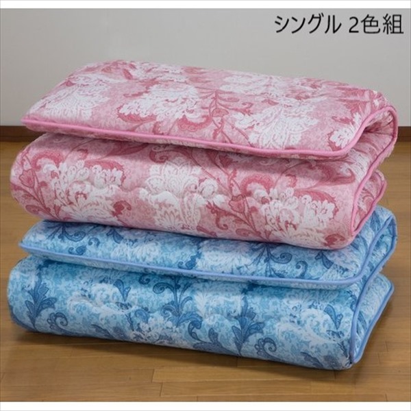 寝具 敷布団 日本製 防ダニ 抗菌防臭加工ボリュームバランス敷布団 シングル 2色組 a32060 FL-3169 a32060 FL-3169 バランス構造 腰を支える 中空繊維 中わた 弾力感 防ダニ 抗菌 防臭 東レ 軽量 保温 日本製