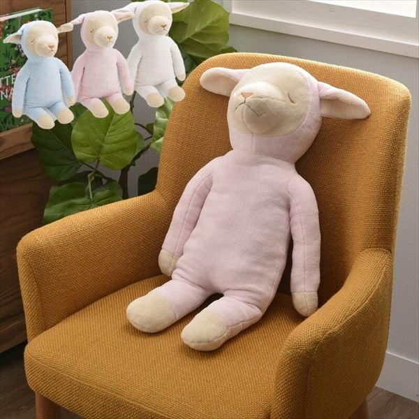 楽天市場】メルくん 西川 ひつじのメルくん ピンク ぬいぐるみ 抱き枕