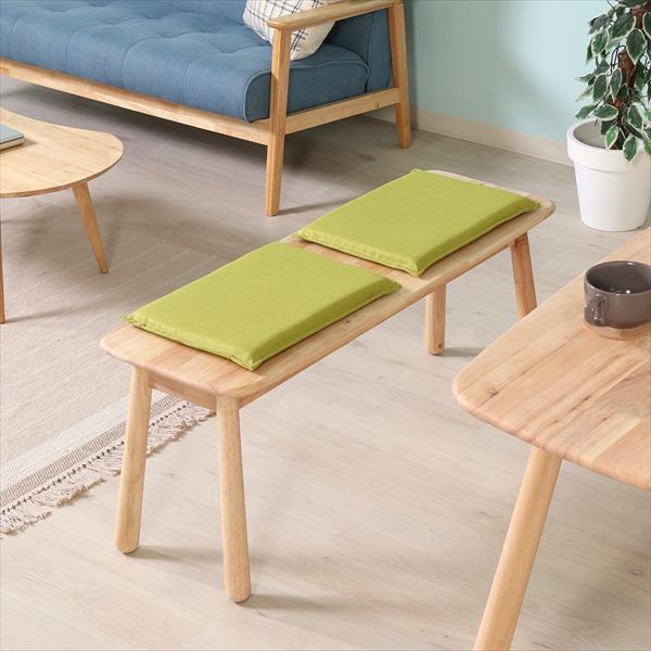 1000円クーポン&最大80％OFF/Natural Signature ダイニングベンチ ティムバ イス・チェア ダイニングベンチ 37012 天然木 シリーズ 1人で持ち運び クッション付 滑り止め 角は丸み 優しいデザイン 丸い脚 ダイニング ナチュラル ベンチ 10,281円