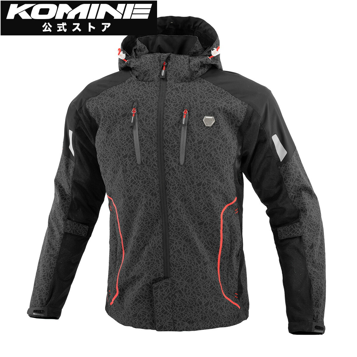 楽天市場】【公式】コミネ KOMINE JK-1141 プロテクトメッシュパーカ