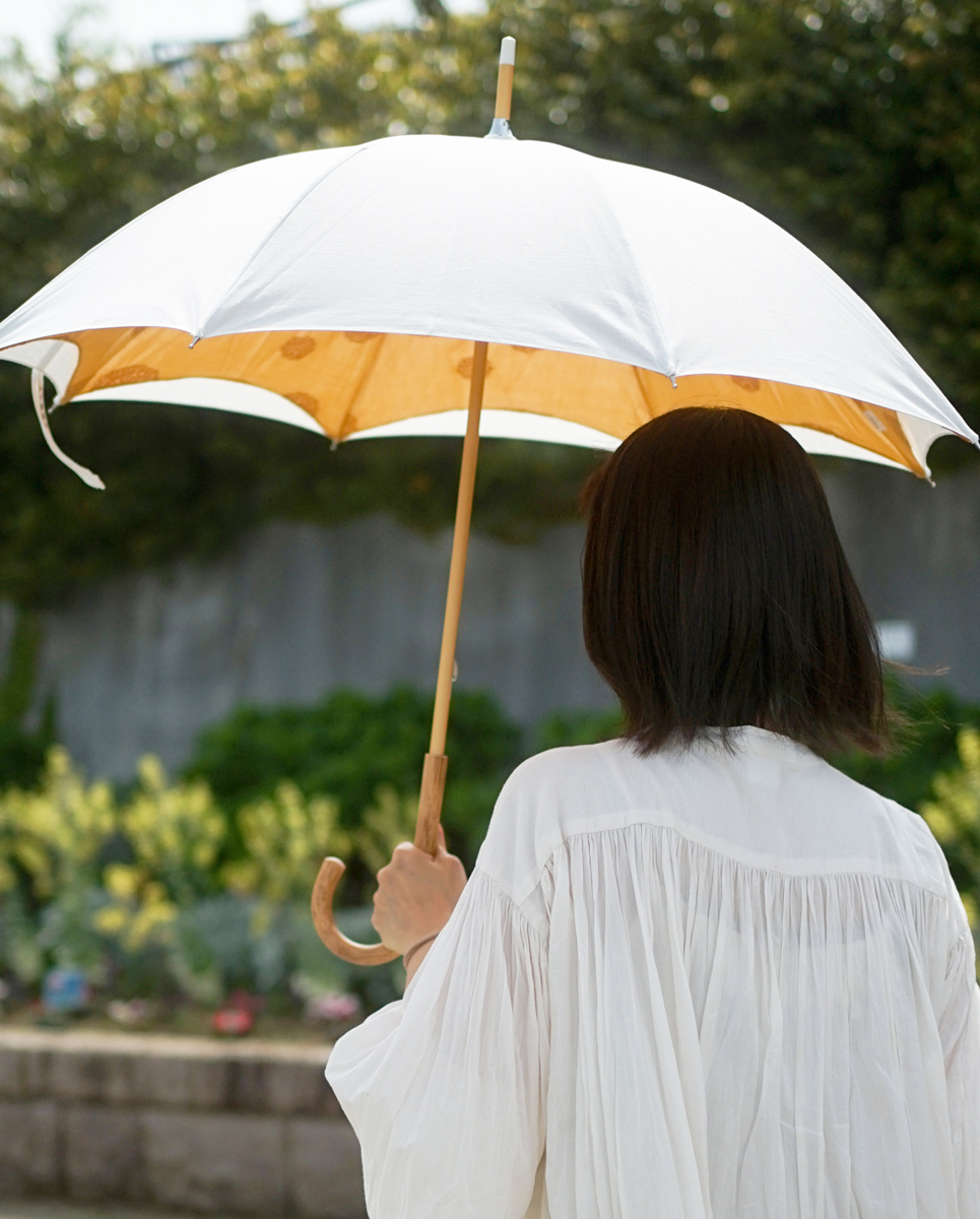 おしゃれ 小宮商店 古代 橘 晴雨兼用 長傘 日傘 パラソル 高級日傘
