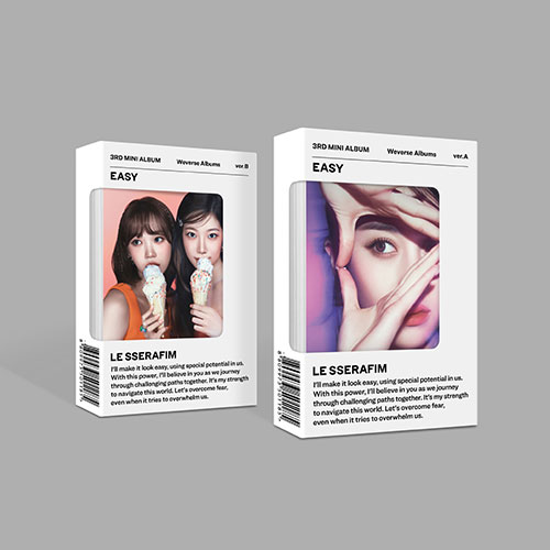 楽天市場】LE SSERAFIM - 3rd Mini Album 「EASY」 Weverse
