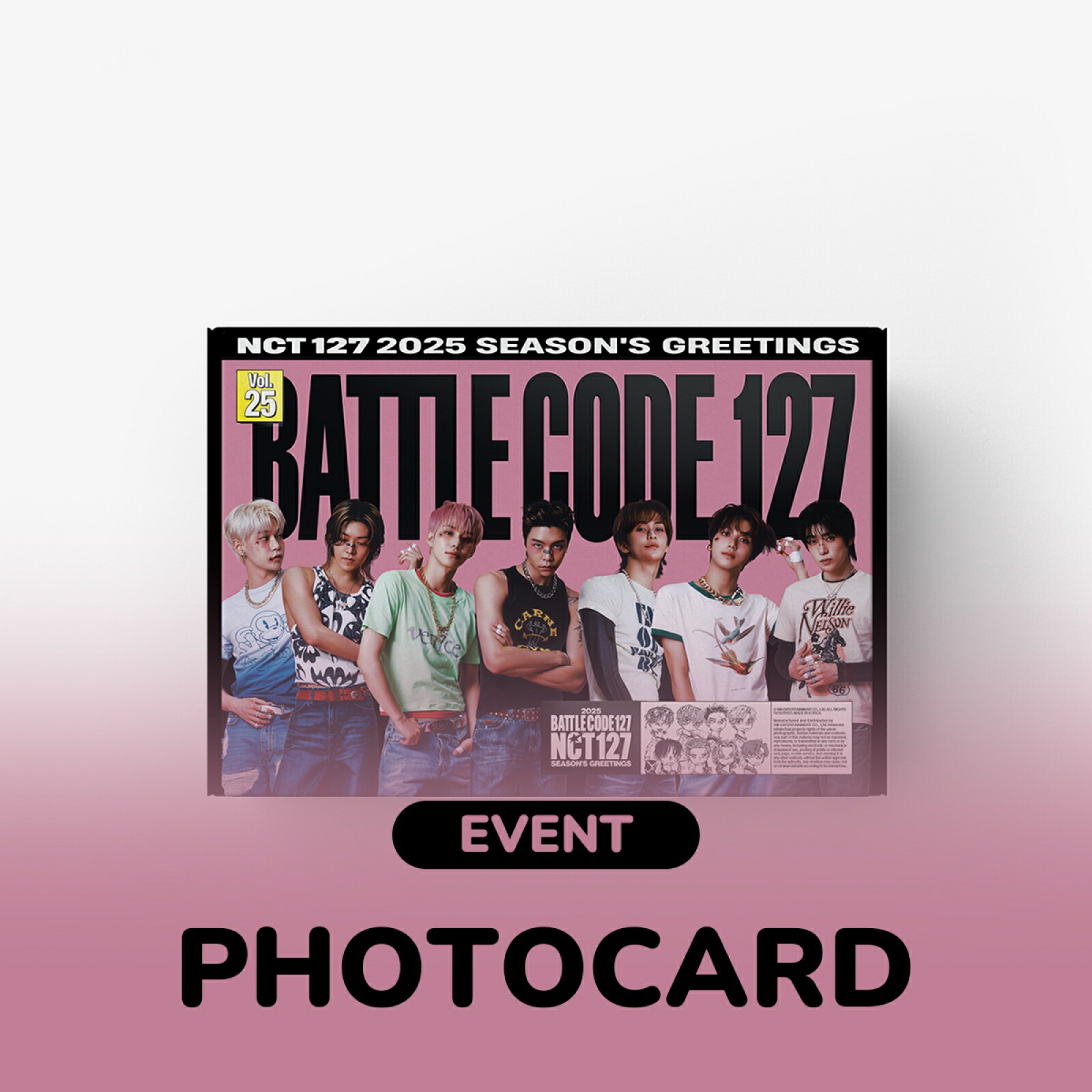 NCT 127 シーグリ2023 ホットラ特典トレカ 9枚セット NCT 127 2023 Season's Greetings Photocard 4Cut Photo