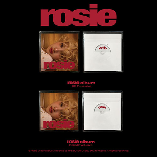 ROSE (BLACKPINK) rosie＜完全数量限定盤＞未使用 rosie: 1st Studio Album (Vampirehollie Edition Red)＜完全