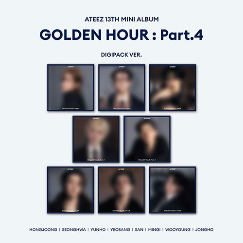 【セット/アルバム8種】 ATEEZ - GOLDEN HOUR : Part.4 (DIGIPACK VER.) / エイティス｜Kommerce