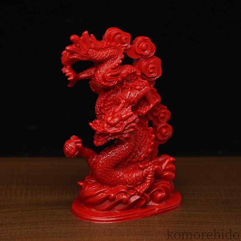 送料無料】開 オブジェ 縁起物 小物 工芸品 置き物 竜 オーナメント