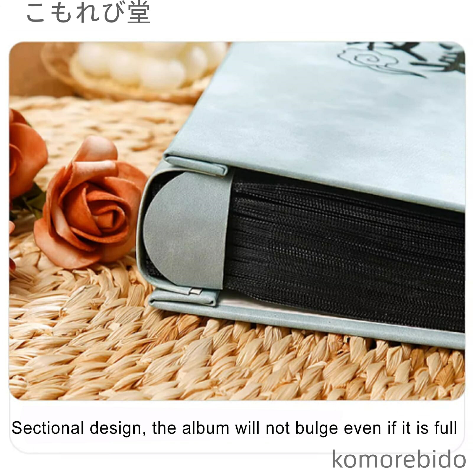 【送料無料】写真アルバム 7インチの結婚式アルバム - 大容量 防塵 カード 記念品 スクラップブック