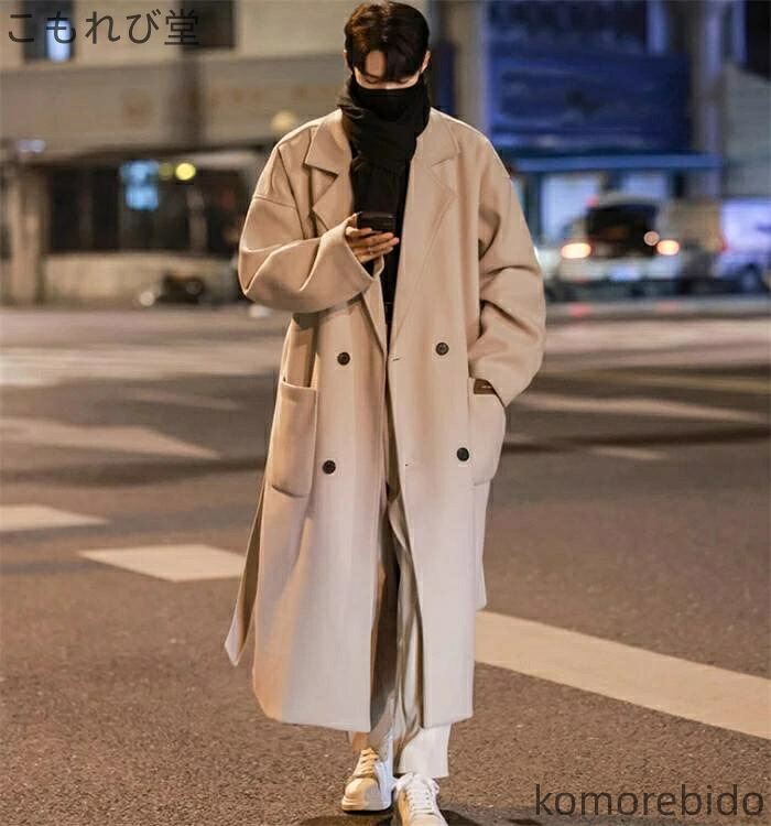【送料無料】服 ジャケット 紳士服 おしゃれ ビジネス 通勤 秋冬 ロングコート アウター チェスターコート カジュアル 暖かい メンズ ダブル 7,363円