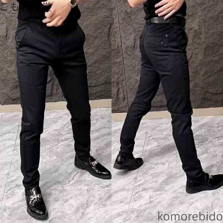 【送料無料】シンプル オシャレ ファッション かっこいい 服 夏コーデ 用 履物 ストリート スリムフィット カジュアル ズボン
