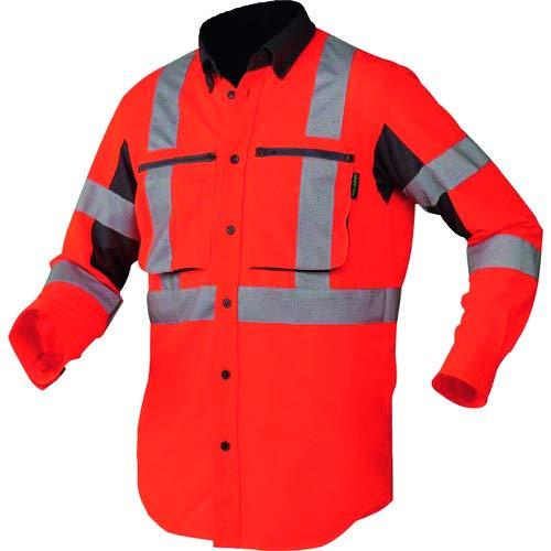 スーパークールサマーシャツ オレンジ LLサイズ TBZ HI-VIS CL3-01OA LL