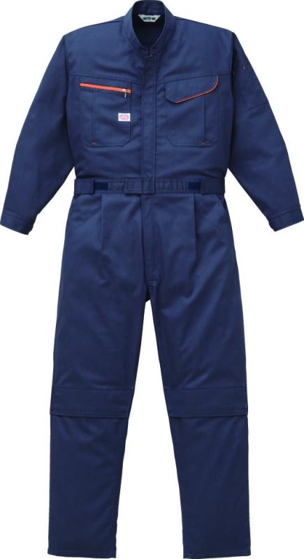 山田辰(YAMADATATSU) つなぎ服 1290-001 ネイビーブルー L 1290-001-L