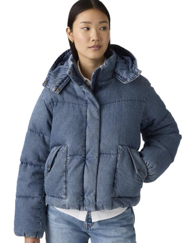 楽天市場】Levi's Western Super Puffer Jacket denim RDS down relax