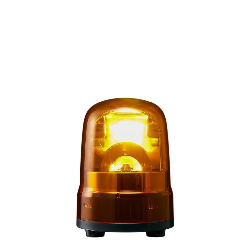 パトライト(PATLITE) 回転灯 SKH-M1T-Y Φ100 DC12~24V 黄色 プッシュイン端子台