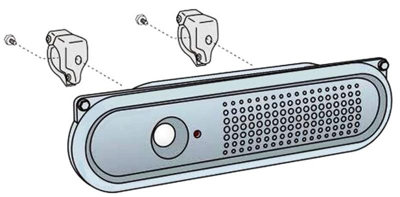 ユニット トークナビ2 単管取付クランプセット 88191｜木漏れ日ショップ