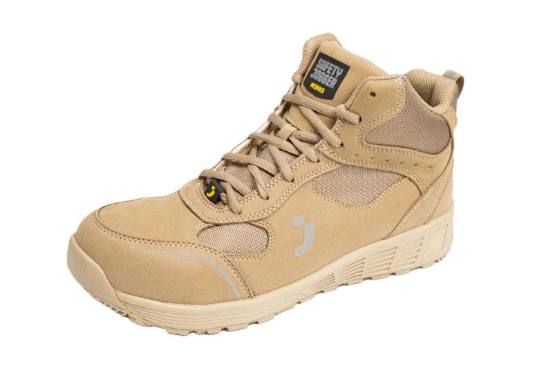 SAFETY JOGGER(セーフティジョガー) メンズ 安全靴 作業靴 ISO規格 JSAA規格 耐滑 踏抜き防止 静電 ハイカット FUJI MIDワークシューズ