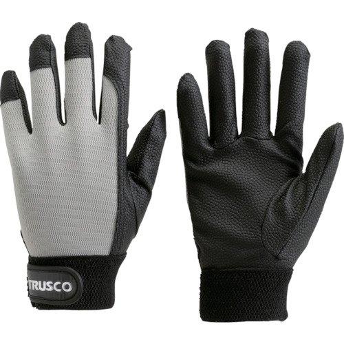TRUSCO(トラスコ) PU厚手手袋 Lサイズ グレー TPUG-G-L x 10 双【ケース販売】
