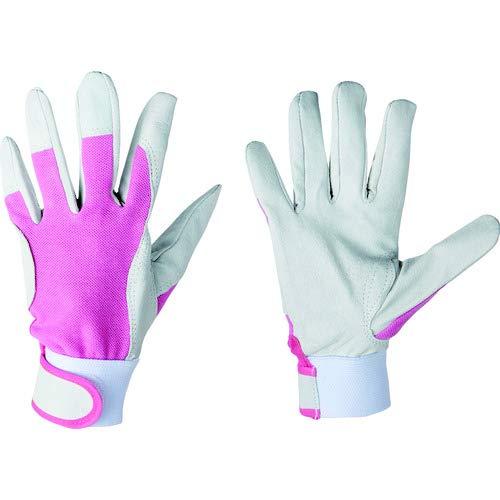 TRUSCO(トラスコ) 豚革甲メリヤス神通力打ち切り式グローブS x 10 双【入れもの売りわたす】