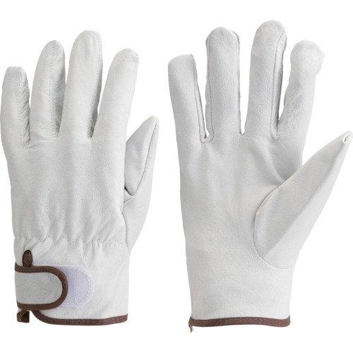 TRUSCO(トラスコ) マジック式手袋 豚本革製 Lサイズ JK-717-L x 20 双【ケース販売】