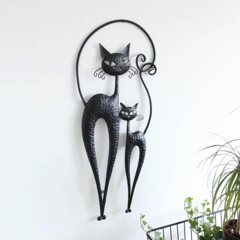 壁飾り 壁掛け 猫 ウォールアート ウォールデコ 壁面装飾 かわ畑貿易