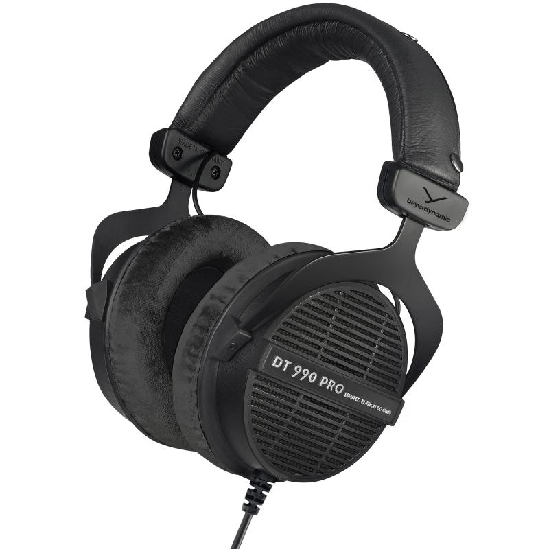 beyerdynamic (ベイヤーダイナミック) Dt 990 Pro オーバーイヤースタジオモニターヘッドホン - オープンバックステレオ構造 有線 80オーム ブラック (版)|木漏れ日ショップ