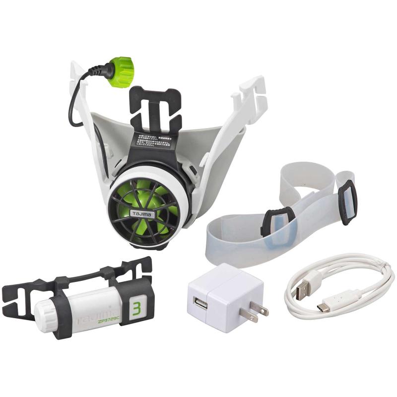 楽天市場】TAJIMA 清涼ファン 風雅ヘッド2 フルセット ヘルメット内