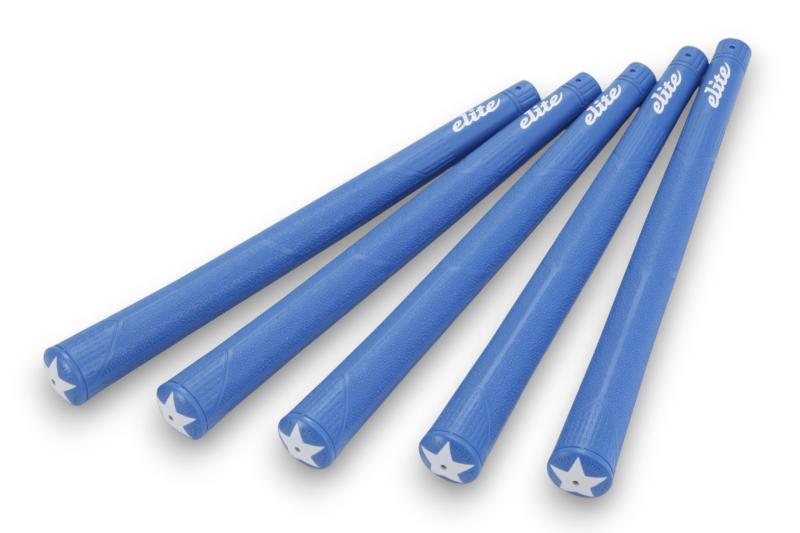 エリートグリップ (elitegrips) ゴルフ用グリップ アスリートシリーズ A50 STAR グリップエンドー体型 ラインストーン装着可能 バックライン無 M58/M60/M62 マリンブルー 長さ265mm　５本セット 7,011円