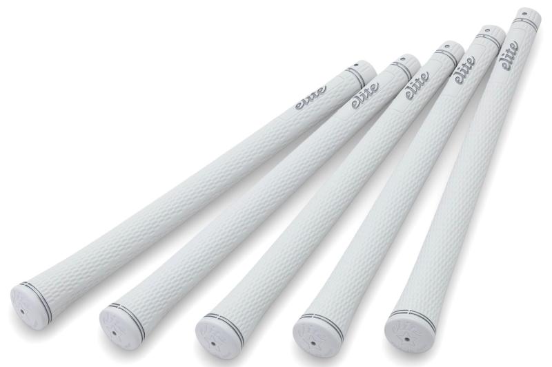エリートグリップ (elitegrips) ゴルフ用グリップ スタンダードシリーズ SX38 グリップエンドー体型 グリップポイント入り ラインストーン装着可能 バックライン有 M58/M60/M62 シルバーホワイト