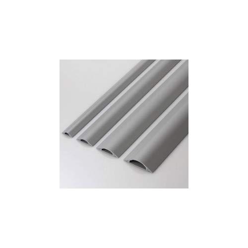 エレコム (まとめ) 床用モール(グレー) LD-GA1507 LG ×3セット