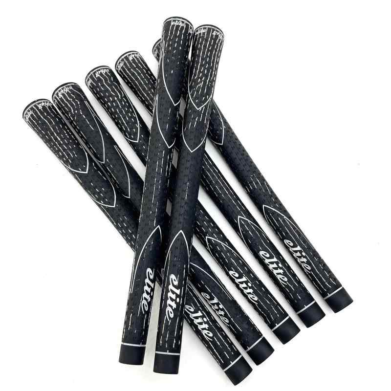 elitegrips (エリートグリップ) ゴルフ グリップ N360 RUBBER CORD M60 7本セット ブラック バックライン無し