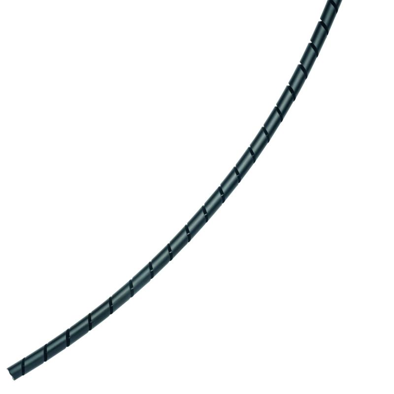 パンドウイット スパイラルラッピング ポリエチレン 耐候性黒 T25F-C0