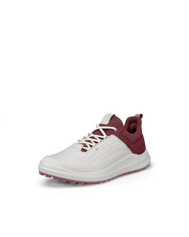 ecco(山びこ) レディース ECCO W GOLF CORE ウィメンズ 本革 変わり種 スパイク受け答え ゴルフシューズ 雨合羽ハイブリッドスパイクレスゴルフシューズ