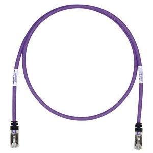 パンドウイット ＣＡＴ６Ａ／ＣＡＴ６ シールドパッチコード ６ｍ 紫 ＳＴＰ６Ｘ６ＭＶＬ