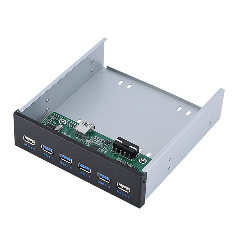 【楽天市場】Richer-R USBフロントパネル 5.25インチ USB 3.0ハブ 19ピン to 6インターフェース4 * USB3.0 ...