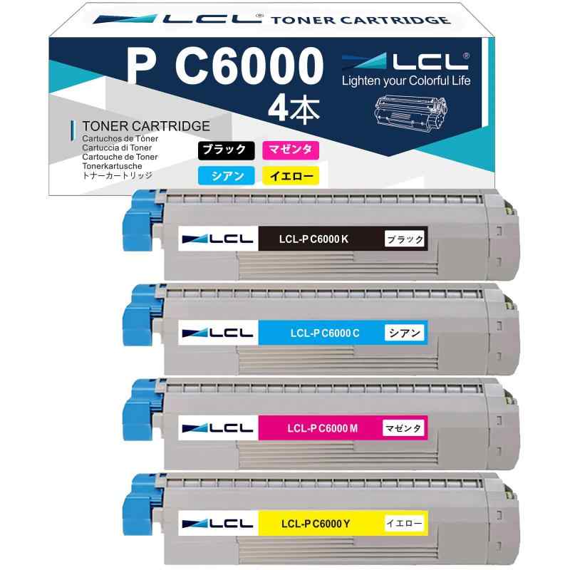 LCL Ricoh用 再生トナーカートリッジ P C6000 4色セット画像