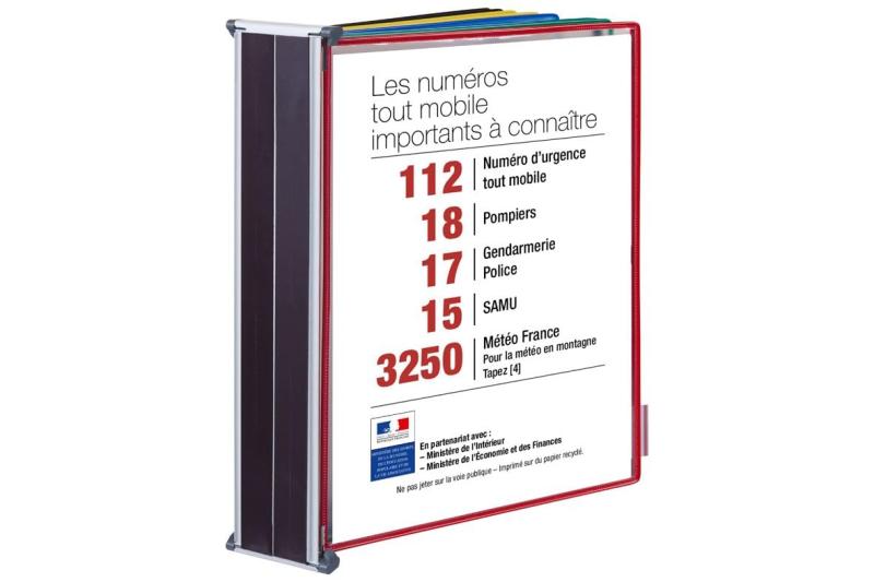 ｔａｒｉｆｏｌｄ ＶＥＯ 掲示用ファイルスタンド マグネットタイプ Ａ３&times;１０｜木漏れ日ショップ