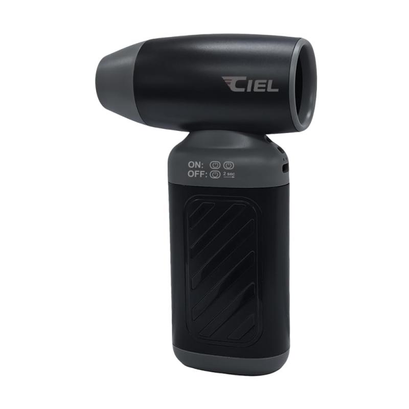 CIEL(シエル) コンパクトエアーダスター 超強力爆風モード ブロワー 130,000rpm 洗車 バッテリー大型4,000mA/h Type-C充電式 送風 吸引 PC掃除 エアコン キーボード 空気入れ BBQ 火起こし 日本語取扱