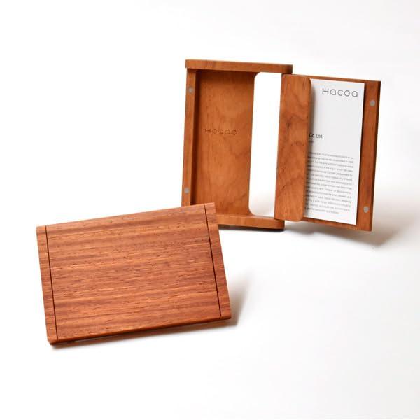 「Hacoa CardCase」木製名刺ケース・名刺入れ/Hacoaブランド/北欧風デザイン|木漏れ日ショップ