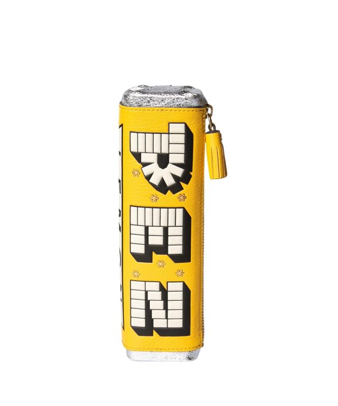 [アニヤ・ハインドマーチ] ペンケース 5050925 200929 Anya Brands Pencil Case Pez in Shiny Capra LEMON CURD/レモン [並行輸入品]