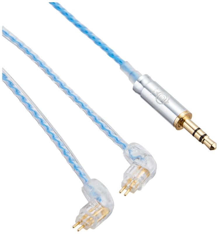 WAGNUS. イヤ電話機用リケーブルBLUE MOON 3.5粍 single-end FitEar type WAG-005