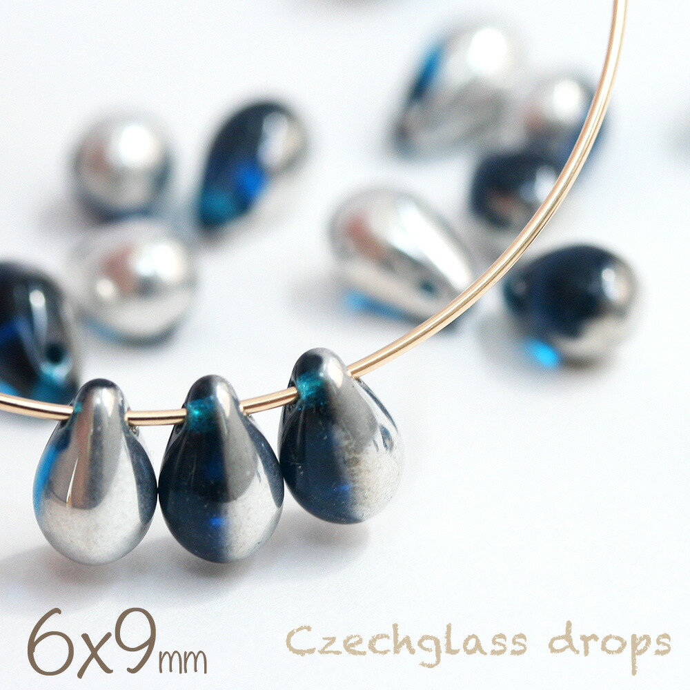 楽天市場】【最大15%OFFクーポン発行中！】チェコビーズ ドロップ 6