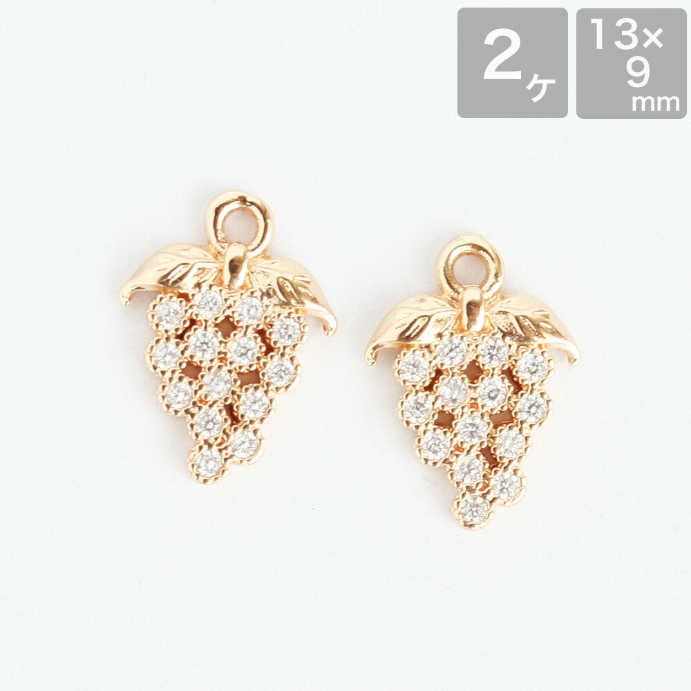 楽天市場】アクセサリーパーツ キュービックジルコニア フラワー