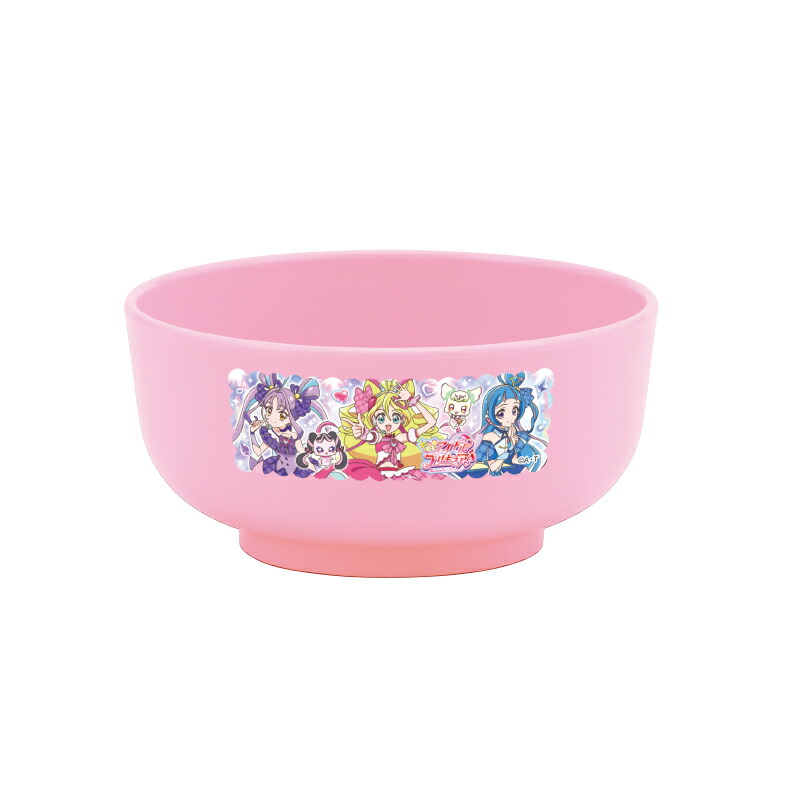 小森樹脂 キミとアイドルプリキュア♪ お碗おわん 茶碗 食器 器 ご飯 ごはん プリキュアシリーズ かわいい キャラクター キッズ ジュニア 子供 女の子 保育園 幼稚園 学校 入園 入学 日本製画像
