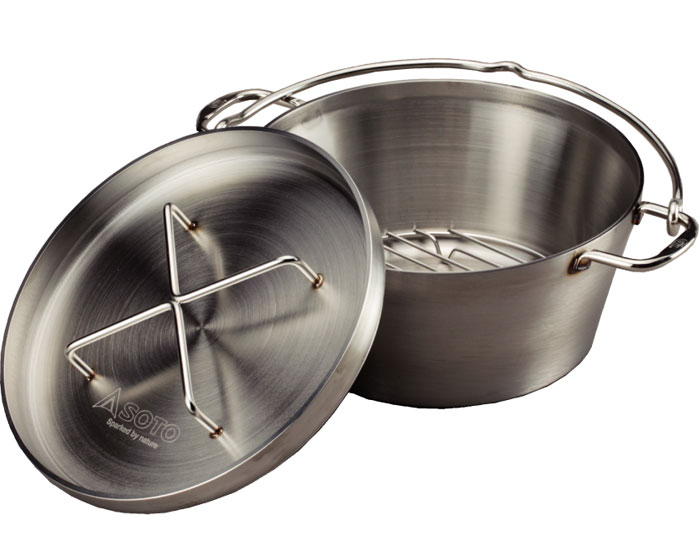 楽天市場】新富士バーナー ST-912 ステンレスダッチオーブン 12inch