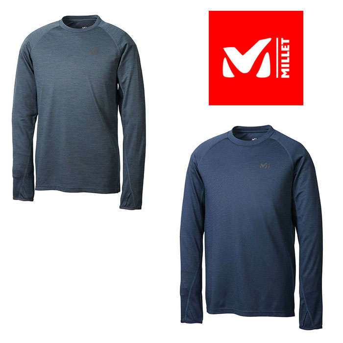ミレー キャスター ウール クルー ロングスリーブ Miv メンズ 男性用 Tシャツ