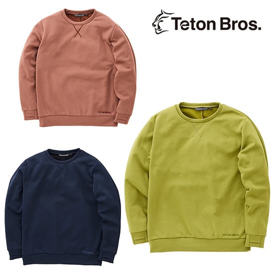 ティートンブロス OCTA Fleece Crew TB253-590 ユニセックス/男女兼用 フリーストップス 2025年秋冬新作