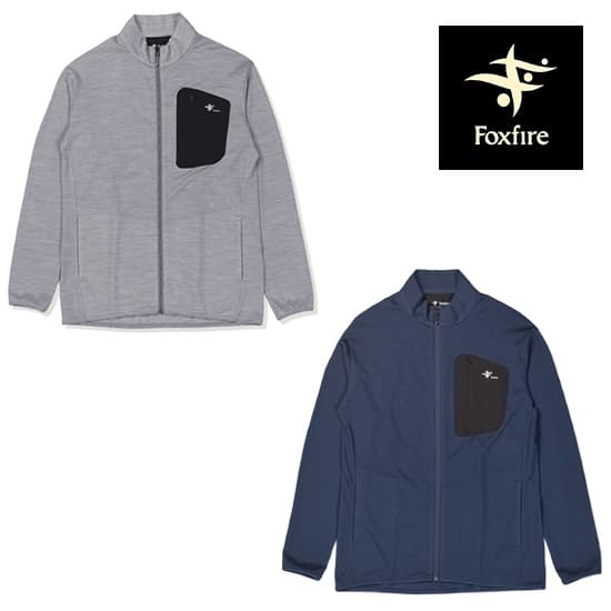 フォックスファイヤー マイクログリッドウールフルZIP FXF5215654 メンズ/男性用 ジップシャツ Micro Grid Wool Full Zip 2026年春夏新作