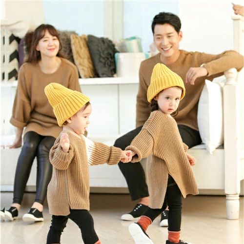 親子 子 プレゼント 長袖 親子ペアルック 親子お揃い キッズ ママ 家族おそろい服 親子ペア セーター パパ お揃い 赤ちゃん ペア